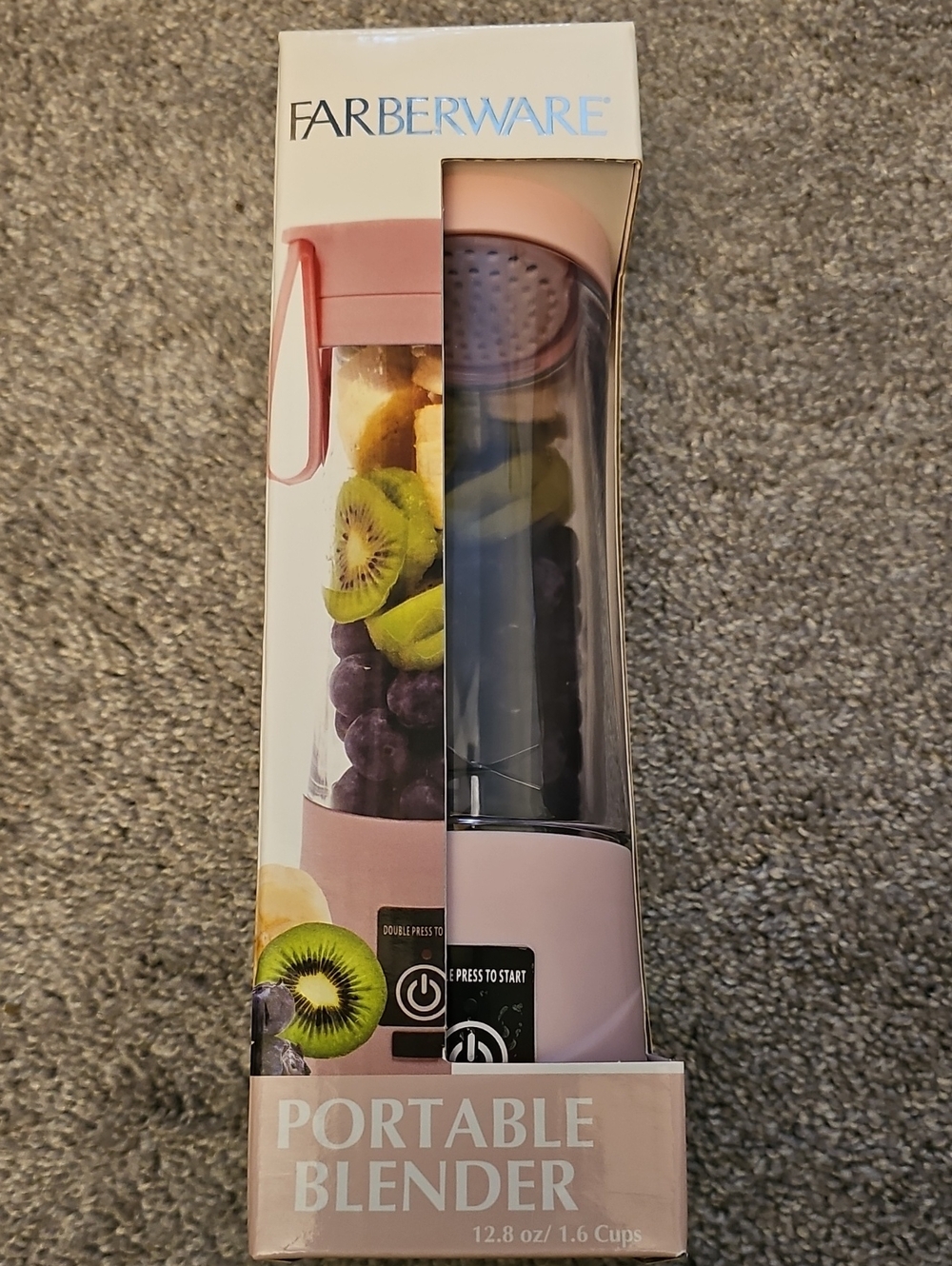 J2🔹️❤️ Farberware Portable Blender — Blush Pink